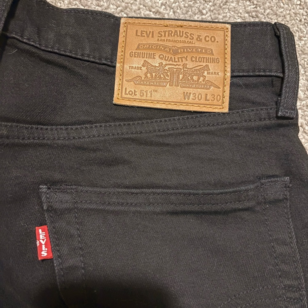 Levi's Black Slim Jeans Classic Style